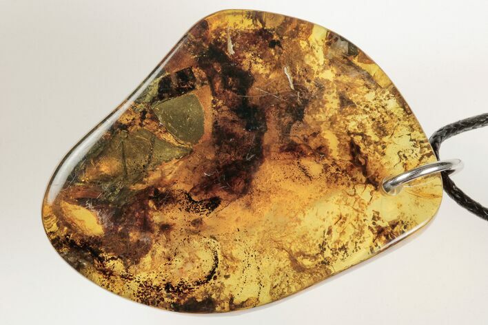 Polished Chiapas Amber Necklace #197903
